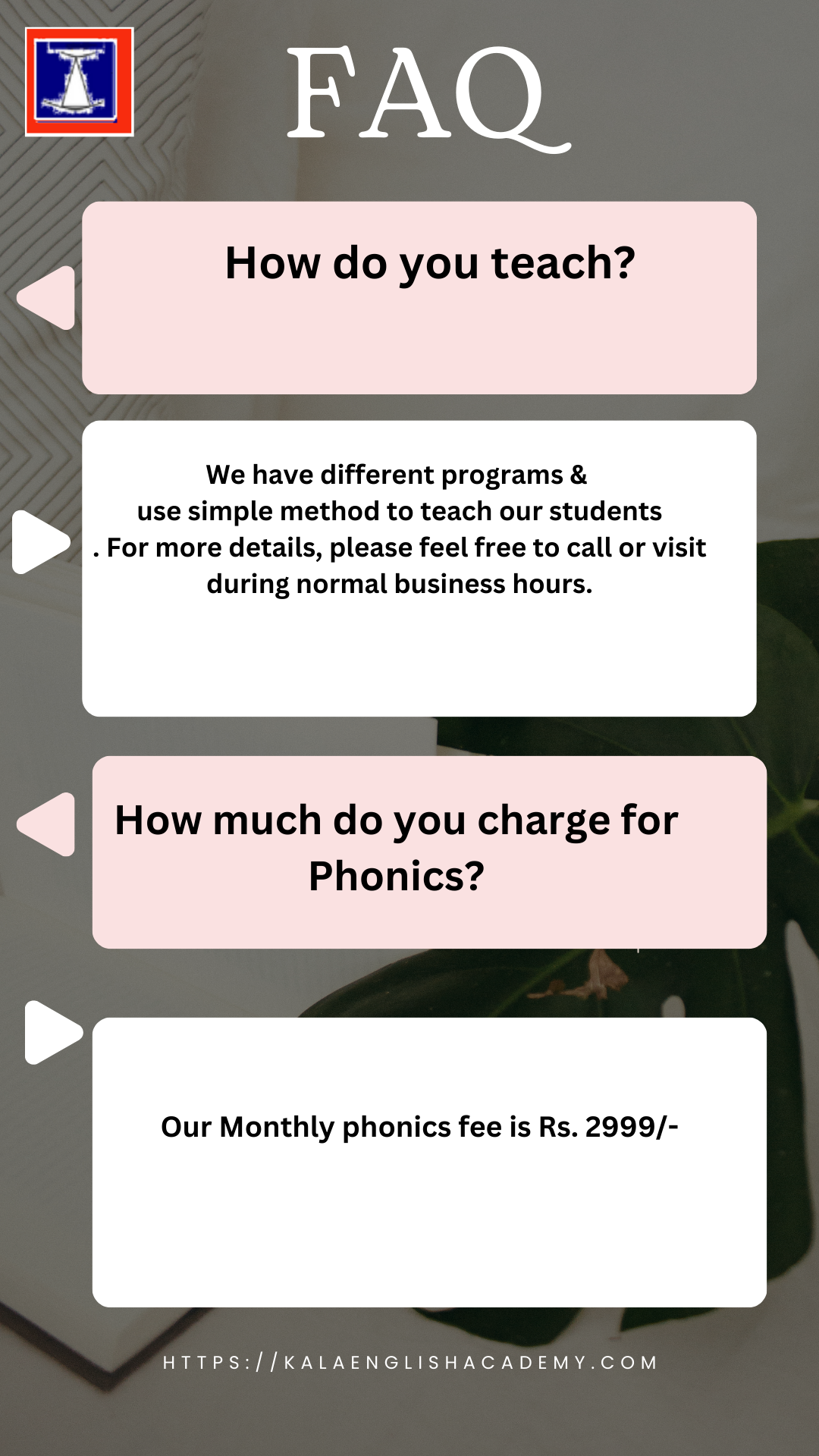 kala english academy FAQ2